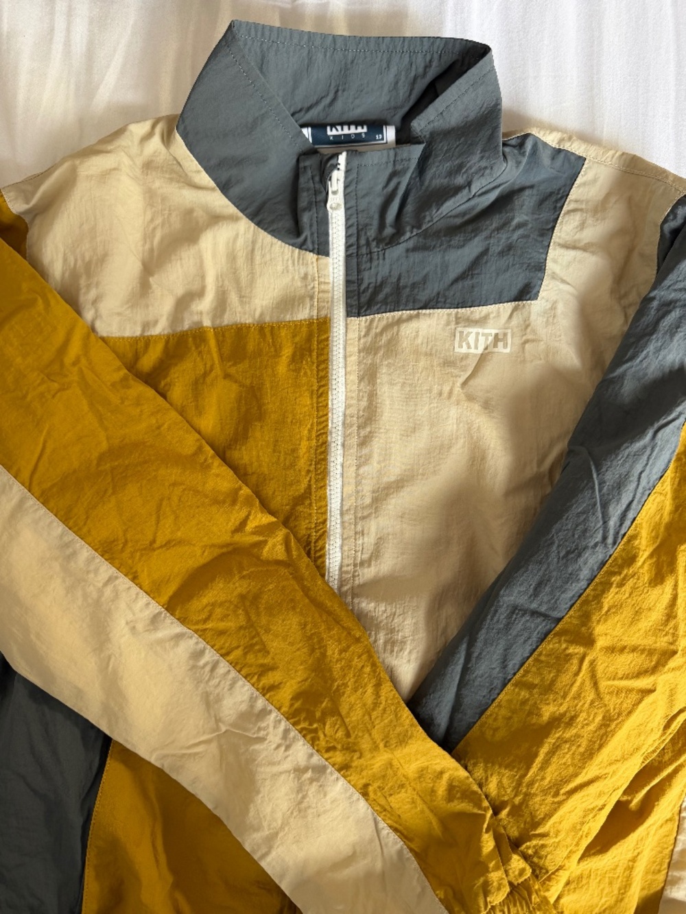 Kith Kids Colorblock Windbreaker Jacket - Size 12